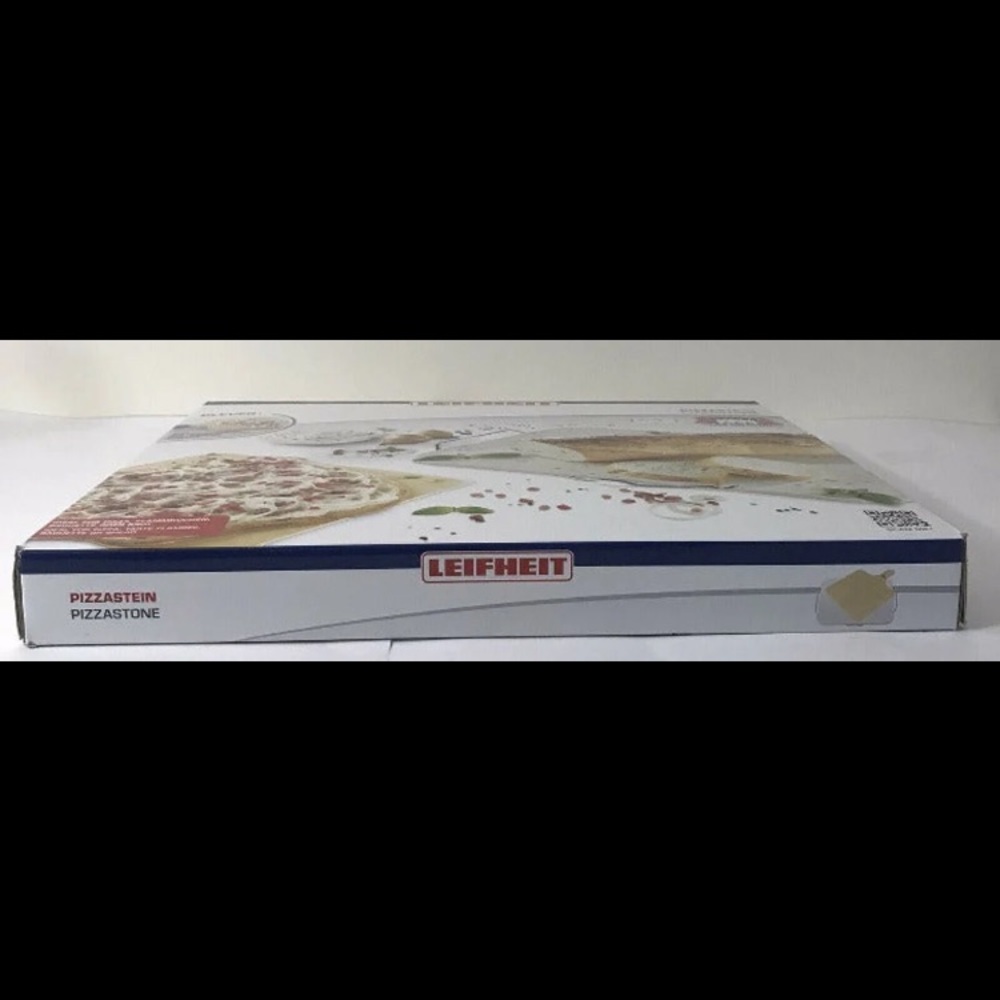Leifheit Square Ceramic Pizza Stone w Spatula NEW - Picture 8 of 12